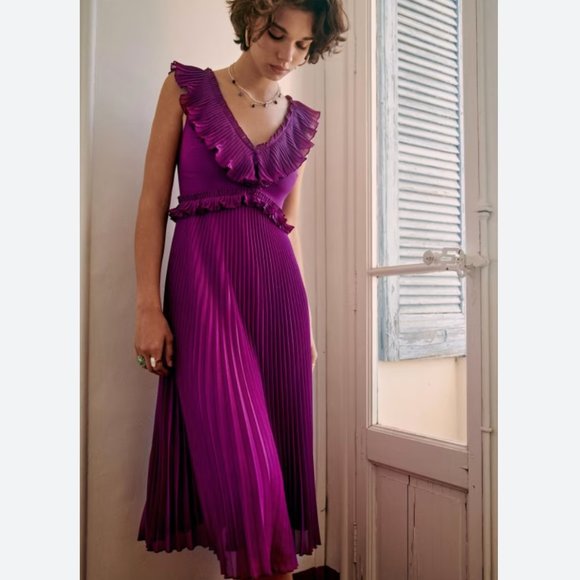 Sezane Dresses & Skirts - Sezane Rachelle Dress Purple